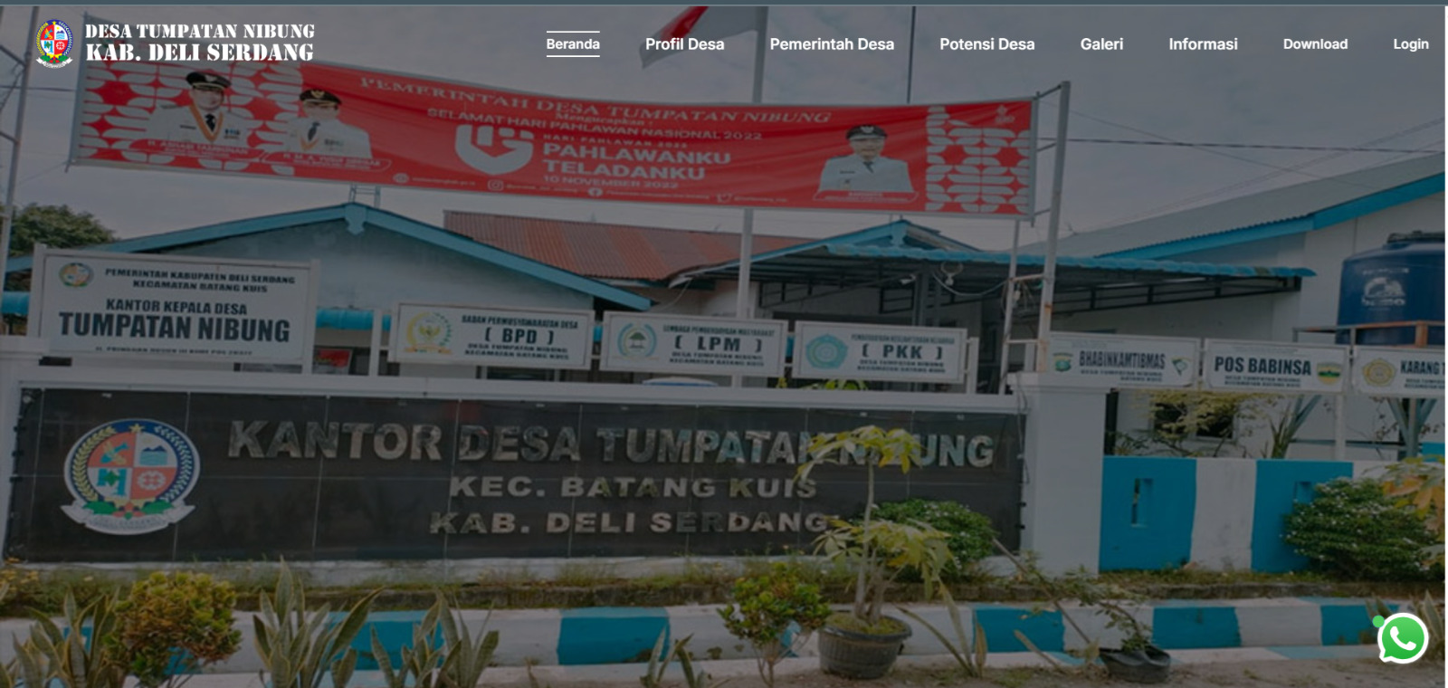 Website Desa Tumpatan Nibung